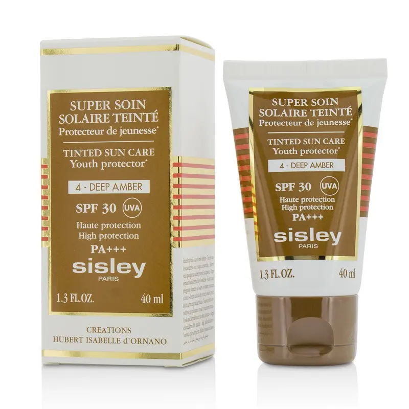Sisley Super Soin Solaire Tinted Youth Protector SPF 30 UVA PA+++ - #4 Deep Amber  40ml/1.3oz