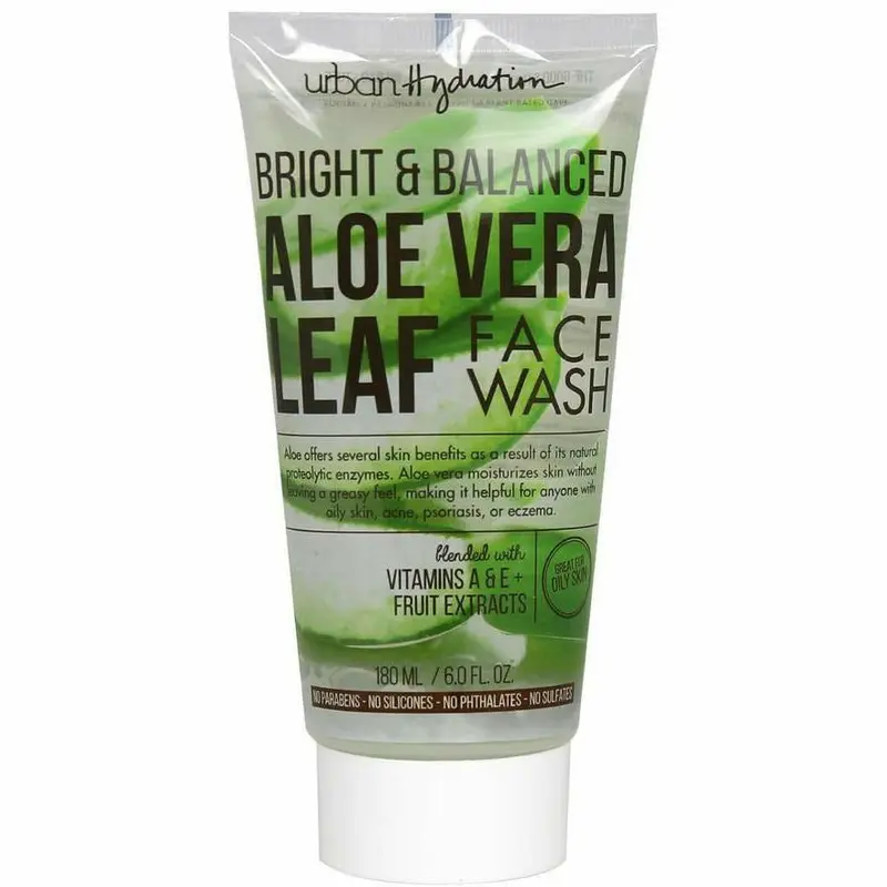 Urban Hydration: Bright & Balanced Aloe Gel Face Wash 6oz