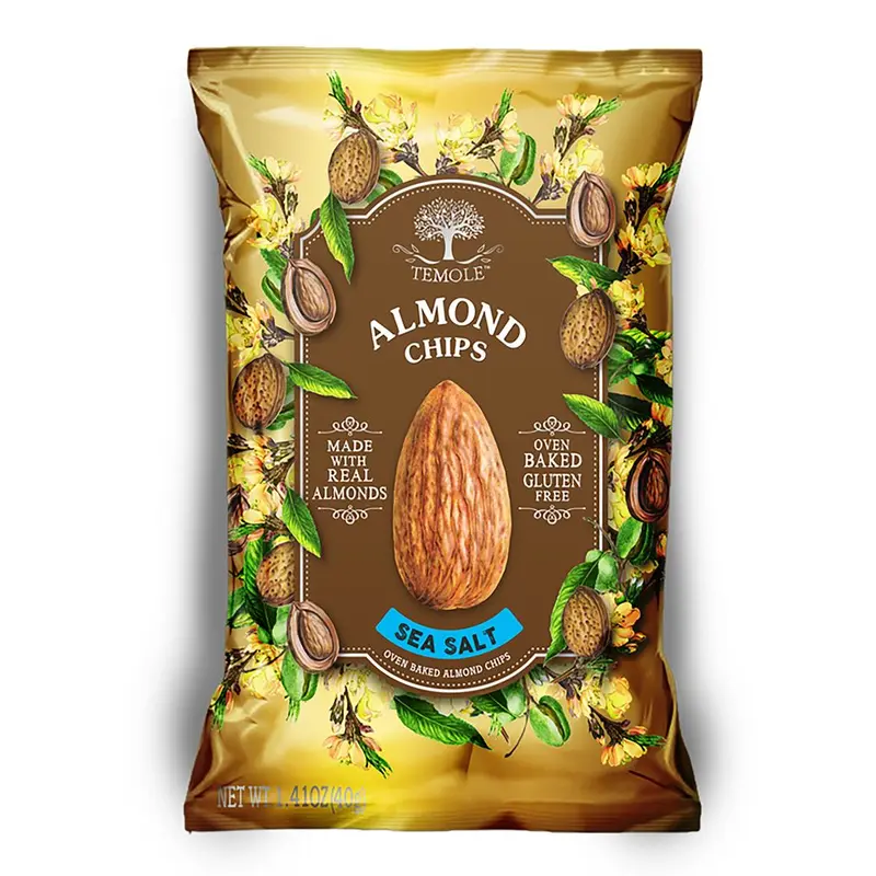 Temole Almond Chips Sea Salt 40g