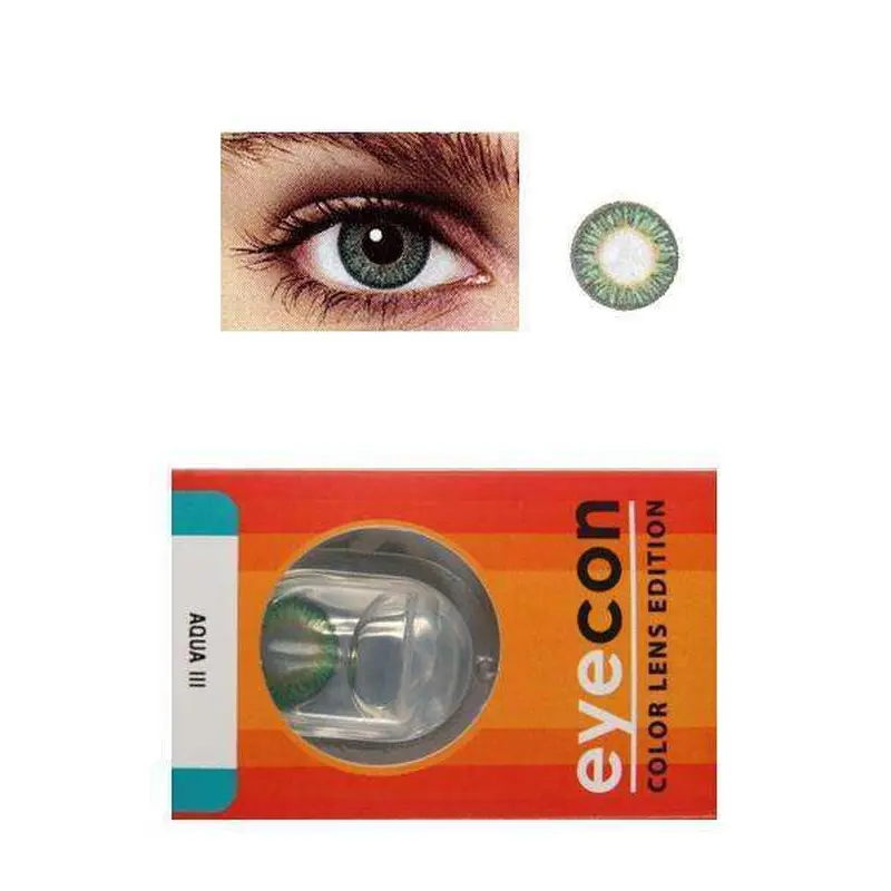 Eyecon Colour Lenses - 3 Tone Aqua