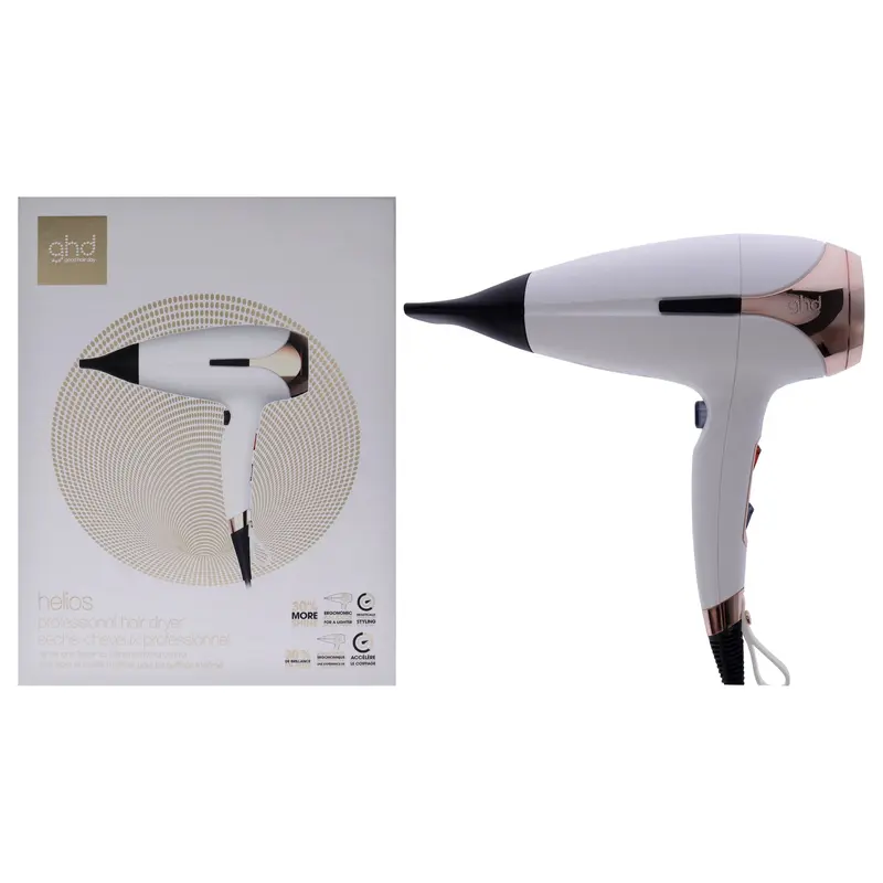 GHD Helios 1875W Advanced Professional Hair Dryer - White by GHD for Women - 1 Pc Hair Dryer