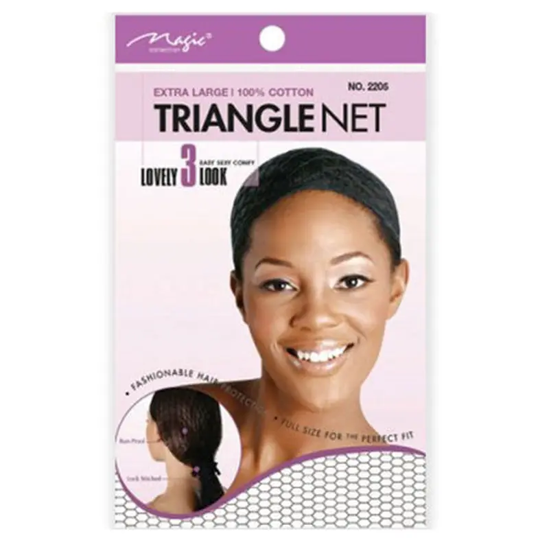 Magic Collection Extra Large Cotton Triangle Net - Black #2205 - Dollar Deals