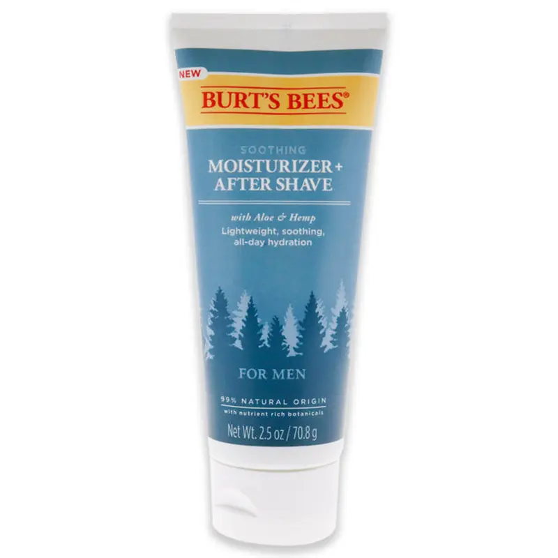 Burts Bees Soothing Moisturizer Plus After Shave by Burts Bees for Men - 2.5 oz After Shave
