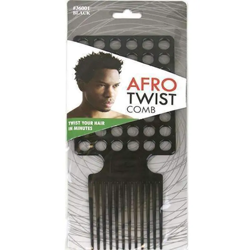 AfroTwist Comb #36001 Black