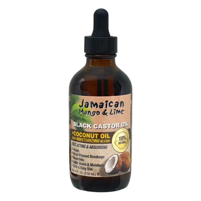 Jamaican Mango and Lime Black Castor Oil - Coconut Oil - 4 oz