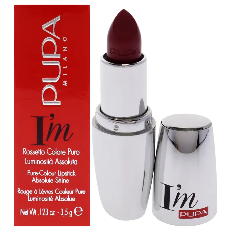 Pupa Milano I Am Pure-Colour Lipstick - 313 Hot Ruby by Pupa Milano for Women - 0.123 oz Lipstick