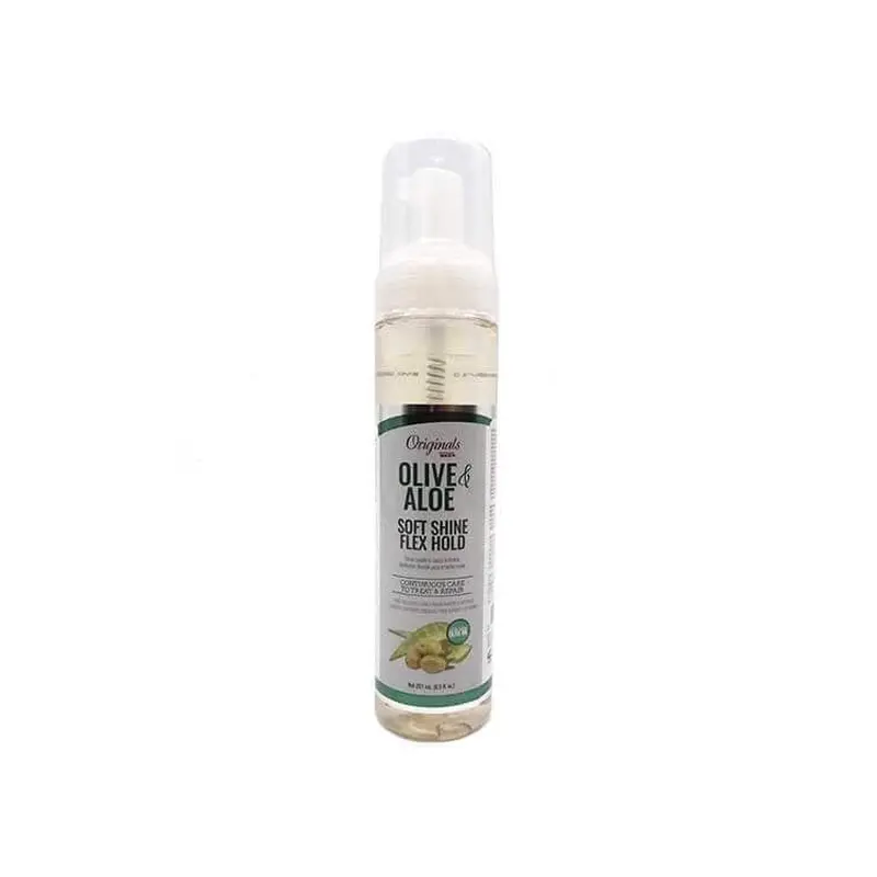 Africa's Best Originals Olive and Aloe Soft Shine Flex Hold Foam Wrap 8.5 oz