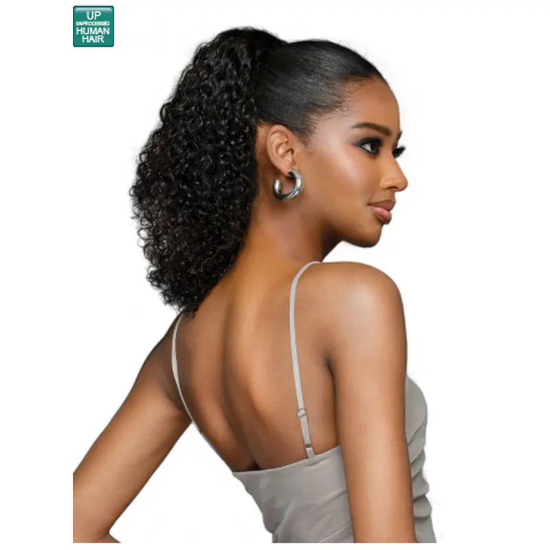 Bobbi Boss BNP-BC18 Human Ponytail Bohemian Curl 18"