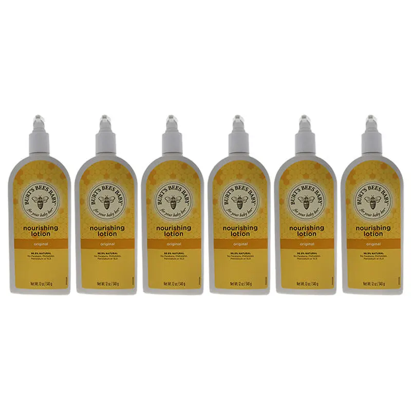 Burts Bees Baby Bee Nourishing Lotion Original by Burts Bees for Kids - 12 oz Lotion - Pack of 6