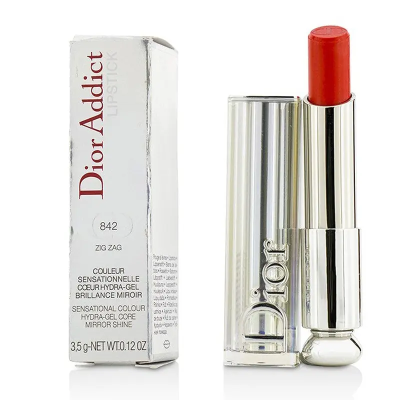 Christian Dior Dior Addict Hydra Gel Core Mirror Shine Lipstick - #842 Zig Zag 3.5g/0.12oz