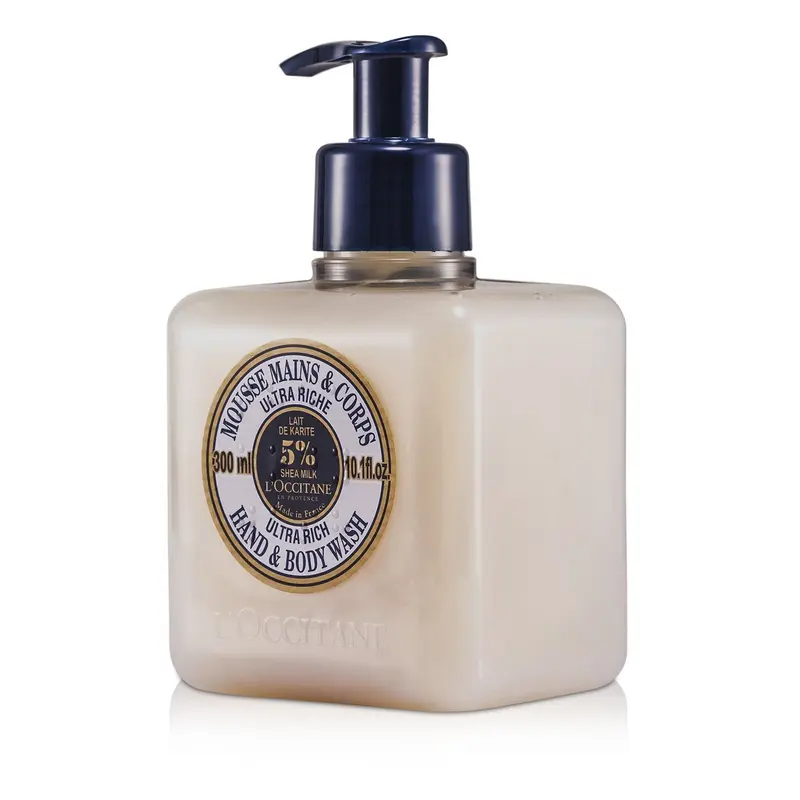 L'Occitane Shea Butter Ultra Rich Hands & Body Wash  300ml/10.1oz