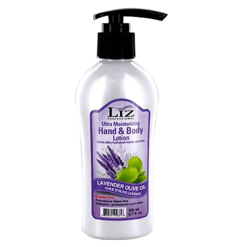 Liz Professional Hand & Body Lotion - Lavender Olive Oil