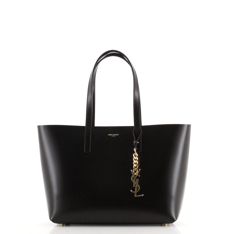 Classic Monogram Charm Shopper Tote Leather Small S744816670835