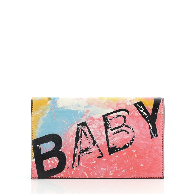 Flap Clutch Printed Leather S744816594230