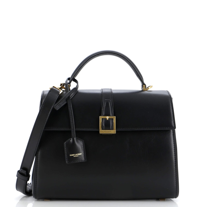 Le Fermoir Top Handle Bag Leather Small