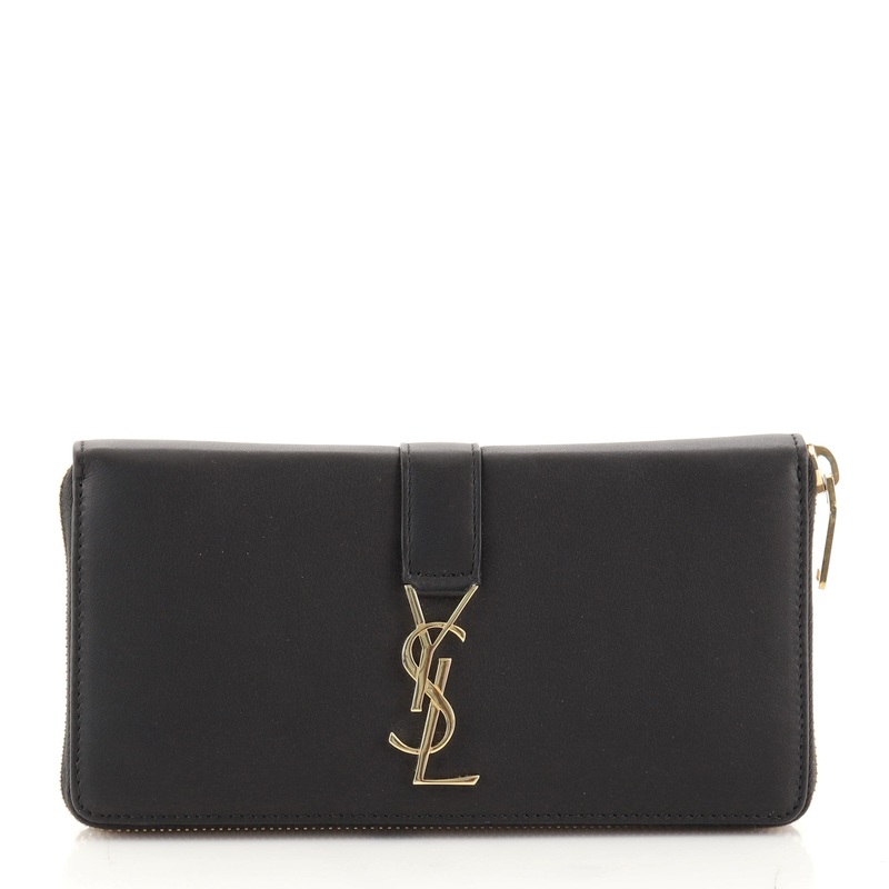 Line Zip Wallet Leather Long S744816652753