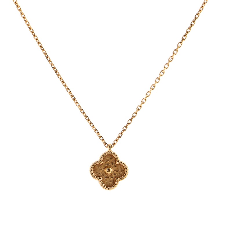 Sweet Alhambra Pendant Necklace 18K Rose Gold S744816617056